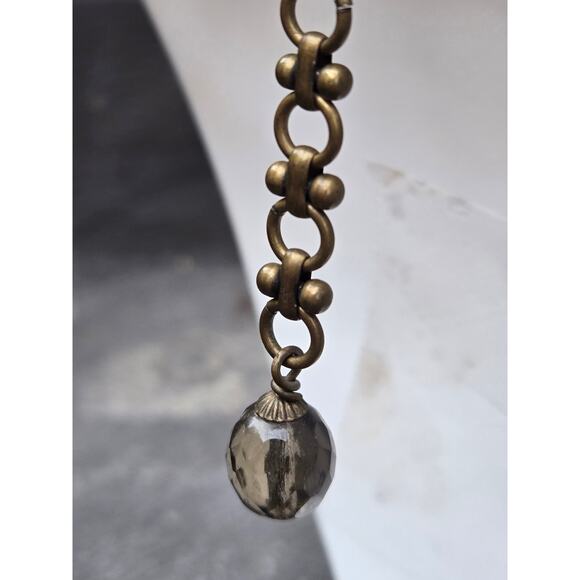 Vintage Heidi Daus Rose Elegance Black Diamond Rhinestone Statement Necklace - Picture 8 of 10